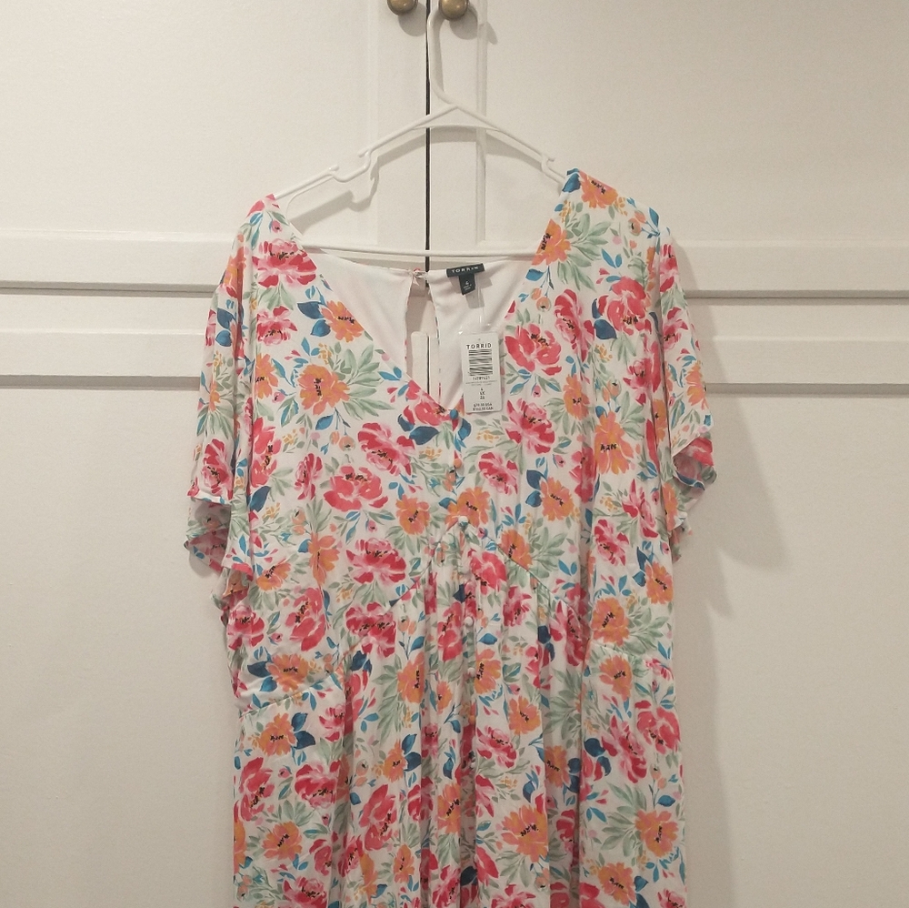 Long Floral Torrid Dress